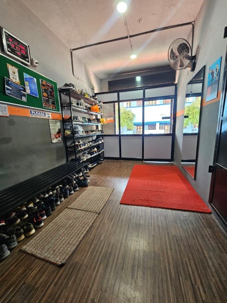 Dedicated Shoe Rack Area