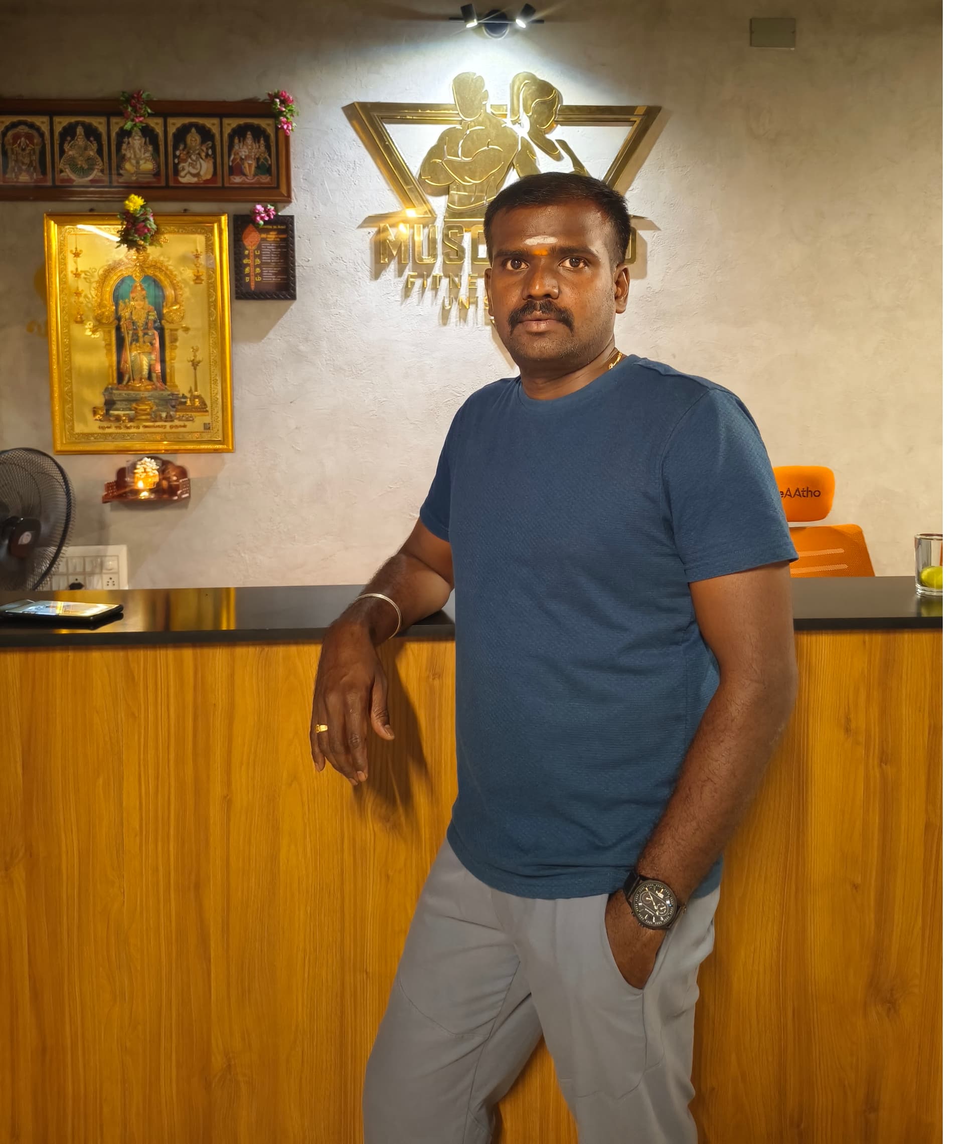 Sundaran — Managing Owner, Muscle Pro Fitness Studio Unisex, Palani Road